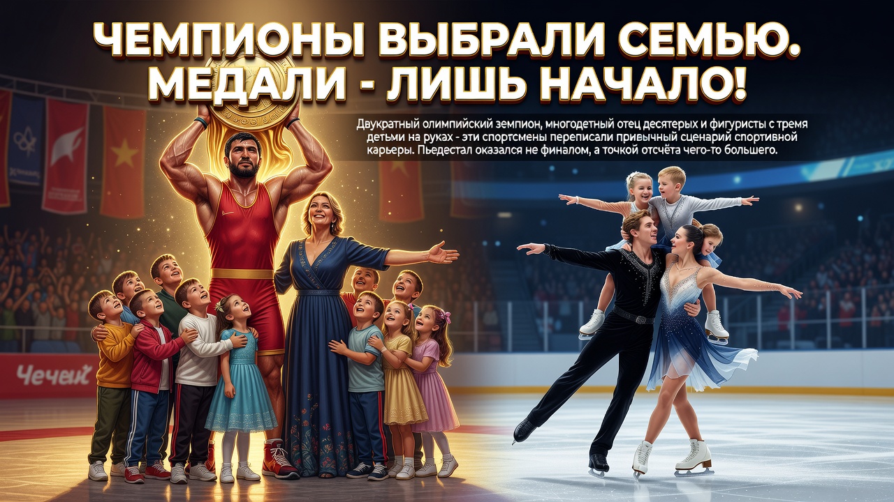 Чемпионы выбрали семью. Медали - лишь начало!